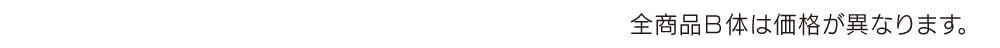 全商品B体は価格が異なります